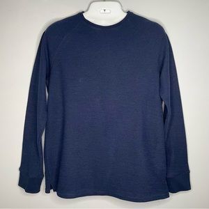 GOODFELLOW & CO Men’s Long Sleeve Textured Raglan Crewneck Tee T-Shirt Top